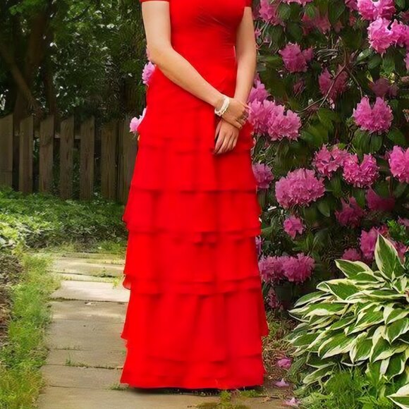 Red Prom Dress - Picture 4 of 5